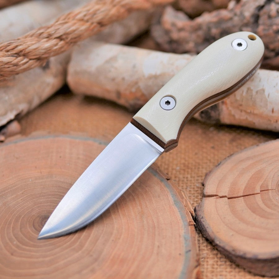 Nomad: Ivory G10 & Brown Canvas Liners – Adventure Sworn Bushcraft Co.