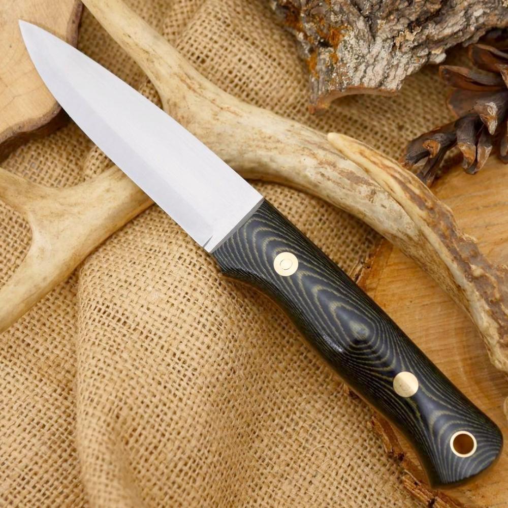 Classic: Green & Black Linen Micarta – Adventure Sworn Bushcraft Co.