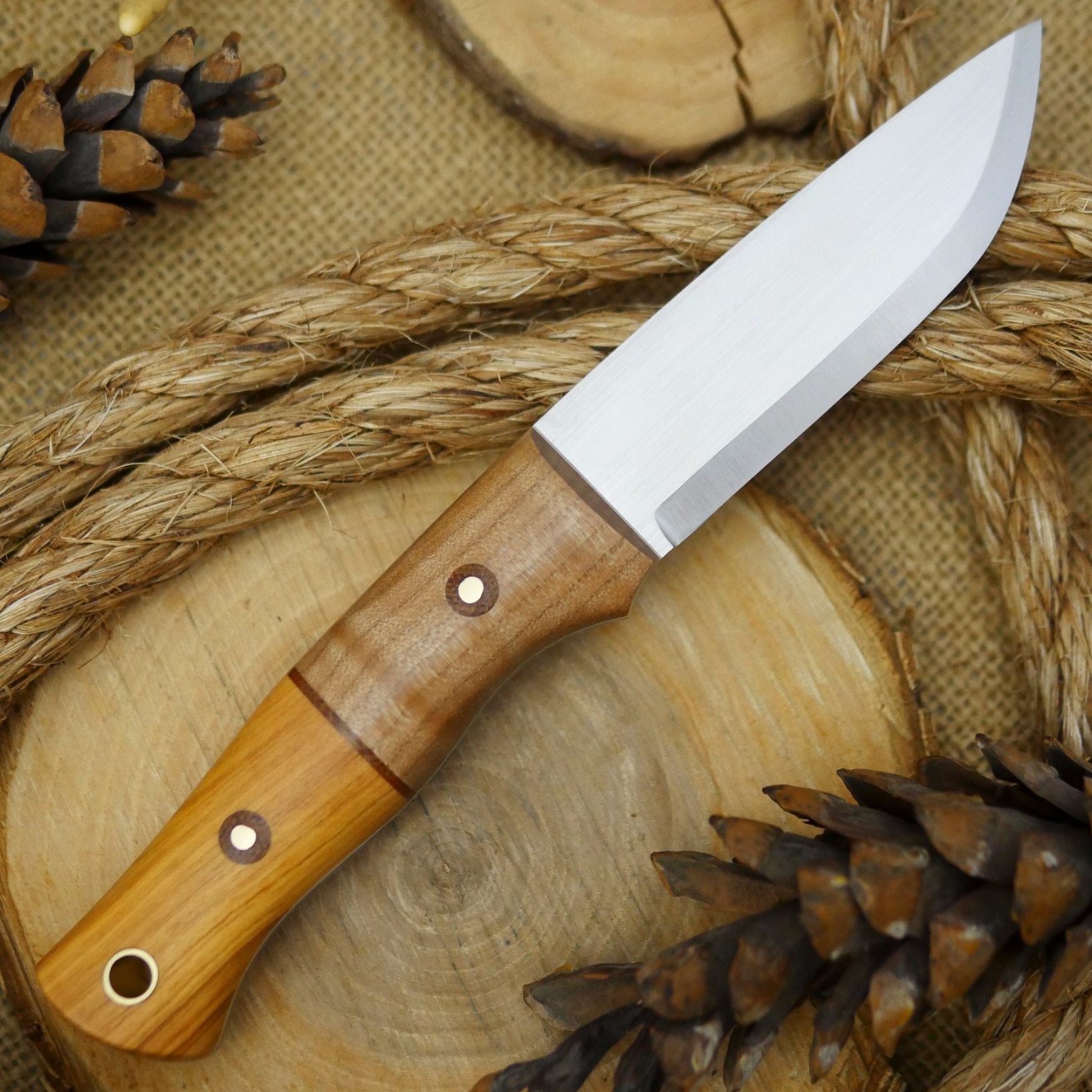 Curly Mango Knife Scales MC-08