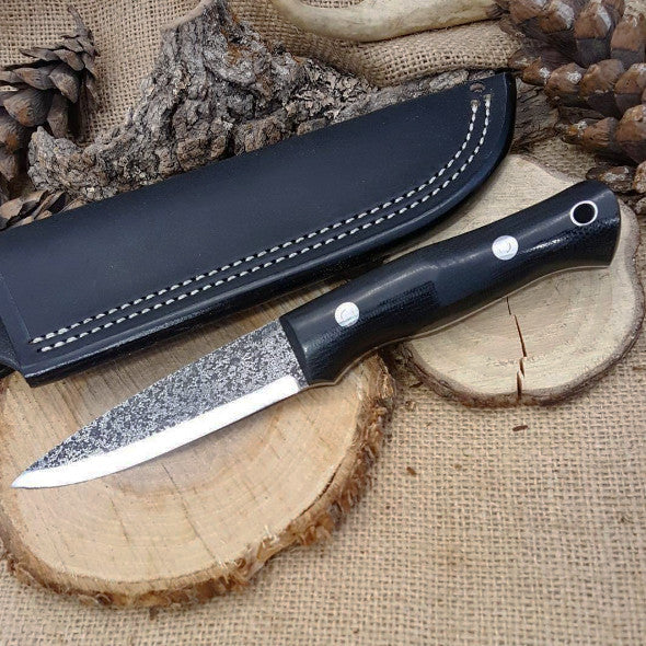 Classic 007: Black Canvas Micarta – Adventure Sworn Bushcraft Co.