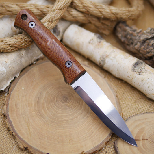 Classic: Aged Brown Canvas Micarta