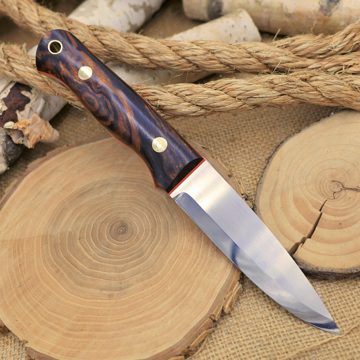 Classic: Ironwood & Orange G10 Liners