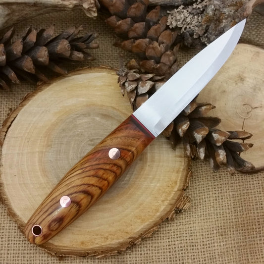 Woodsman: Cocobolo & Red Linen - Adventure Sworn Bushcraft Co.