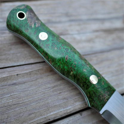 Mountaineer: Green Box Elder Burl & Double Liners