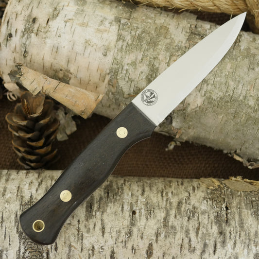 Mountaineer :  Bog Oak, Red & White G10 Liners