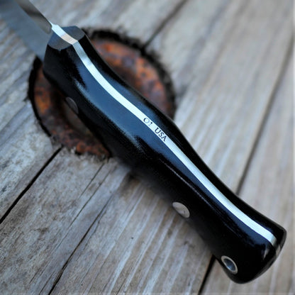 Mountaineer: Black Canvas Micarta