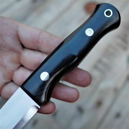 Mountaineer: Black Canvas Micarta