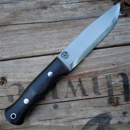 Explorer 5.5" Prototype: Gray Terotuf & Natural Canvas Micarta