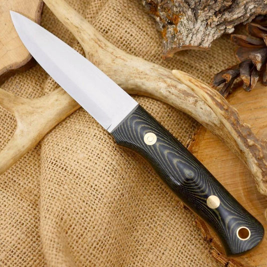 Classic: Green & Black Linen Micarta - Adventure Sworn Bushcraft Co.