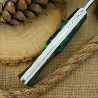 Mountaineer: Green Shockwood & White Linen