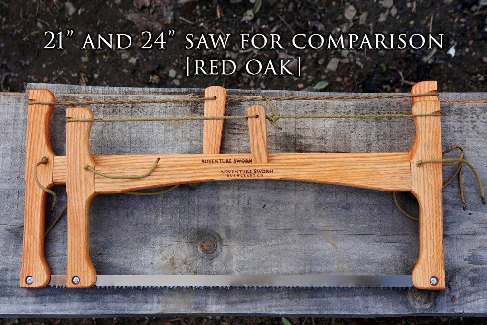 Northern Red Oak Bucksaw – Adventure Sworn Bushcraft Co.