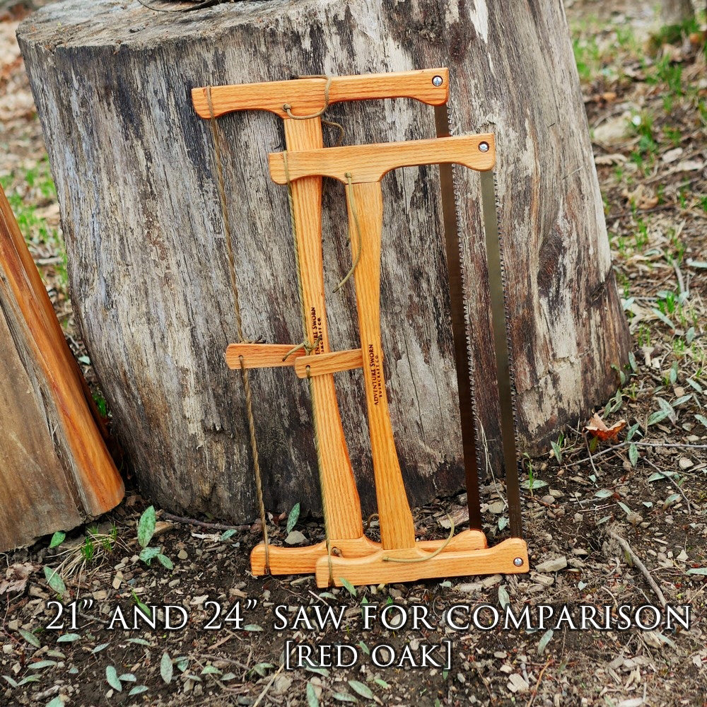 Northern Red Oak Bucksaw – Adventure Sworn Bushcraft Co.