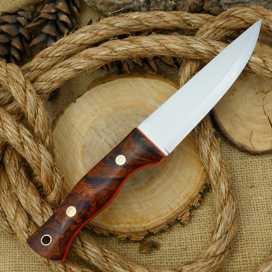 Tradesman: Ironwood Burl & Orange G10