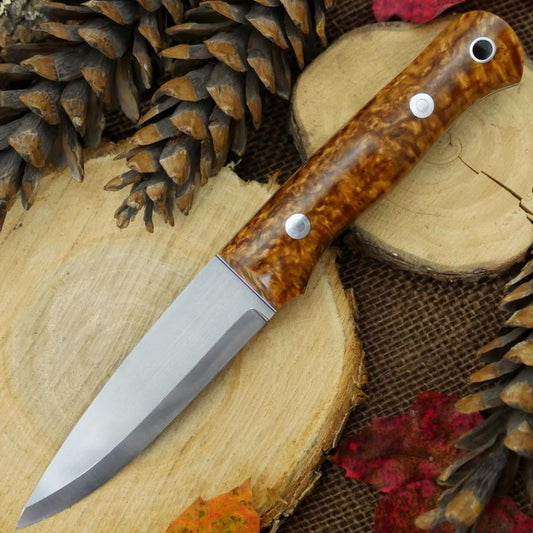 Classic: Karelian Birch, Blue & White - Adventure Sworn Bushcraft Co.