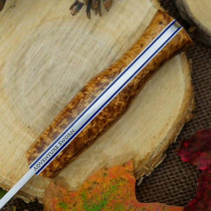 Classic: Karelian Birch, Blue & White - Adventure Sworn Bushcraft Co.