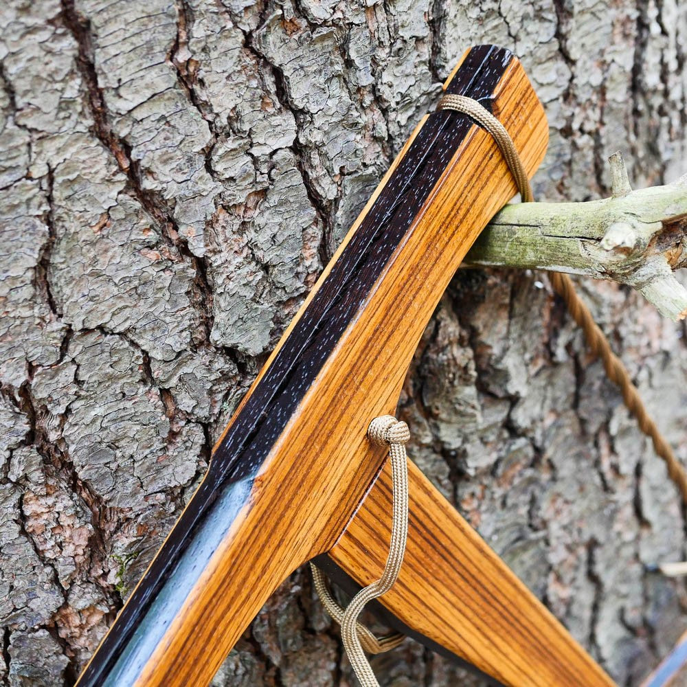 Custom Bucksaw: Zebrawood Veneer & Walnut