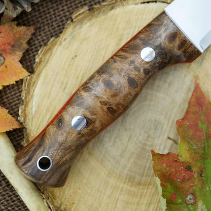 Tradesman: Buckeye Burl & Red Linen