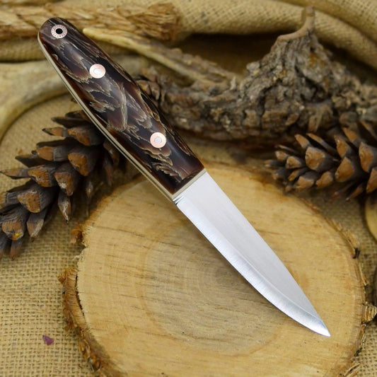 Woodsman: Brown Plant Fibers & Ivory G10 - Adventure Sworn Bushcraft Co.