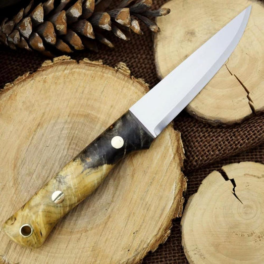 In Stock Voyageur: Buckeye Burl & Red - Adventure Sworn Bushcraft Co.