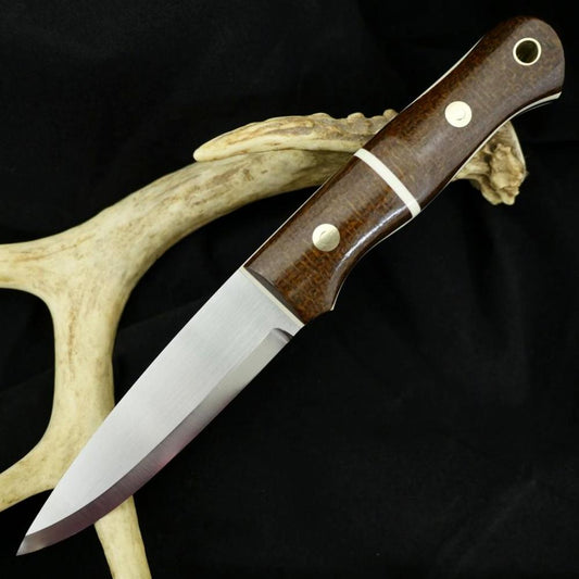 Classic: Dark Brown Burlap & Ivory G10 - Adventure Sworn Bushcraft Co.