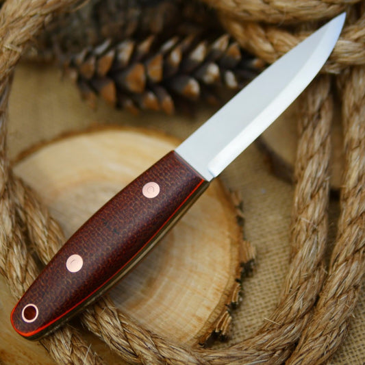 Woodsman: Terracotta Burlap, Green Canvas & Hunter Orange - Adventure Sworn Bushcraft Co.