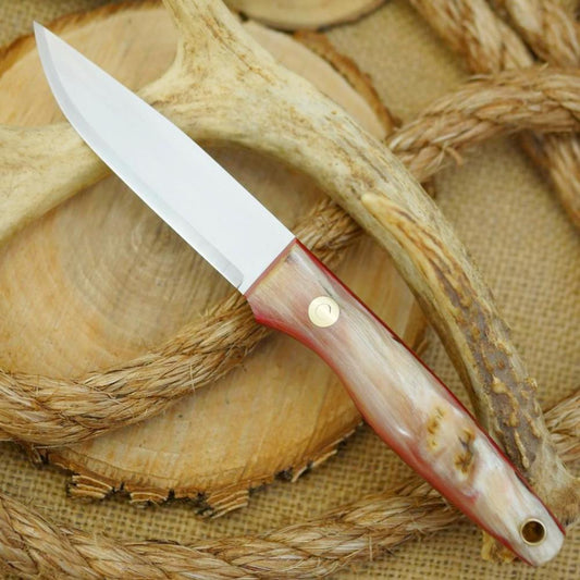 Hiker: Ram's Horn & Red Linen - Adventure Sworn Bushcraft Co.