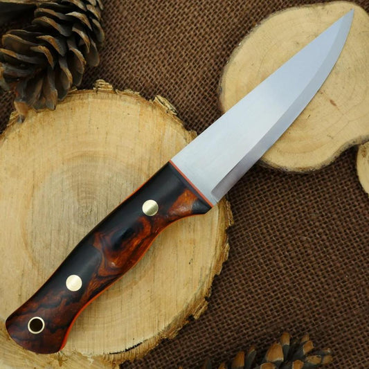 Tradesman: Ironwood Burl & Orange G10