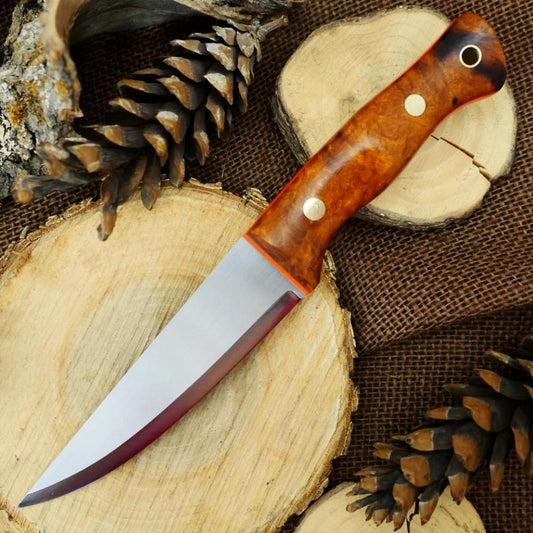 Tradesman: Ironwood Burl & Orange G10