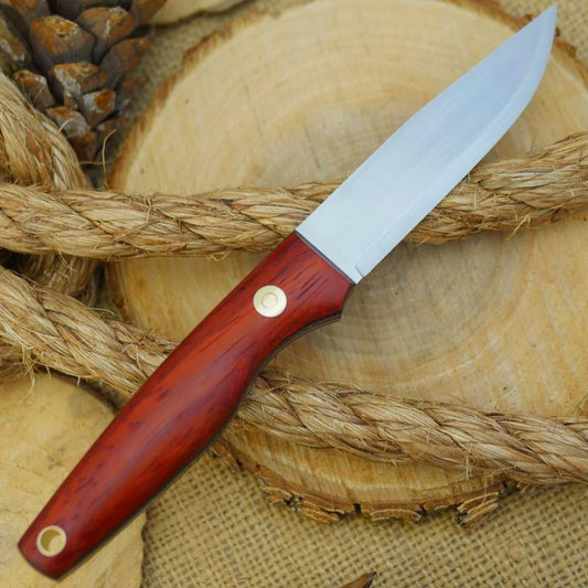 Hiker: Padauk & Leather - Adventure Sworn Bushcraft Co.