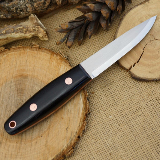 Woodsman: African Blackwood & Hunter Orange G10 - Adventure Sworn Bushcraft Co.