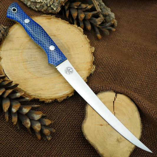 CPM 154 Fisherman: Blue C-tek & Double Liners - Adventure Sworn Bushcraft Co.