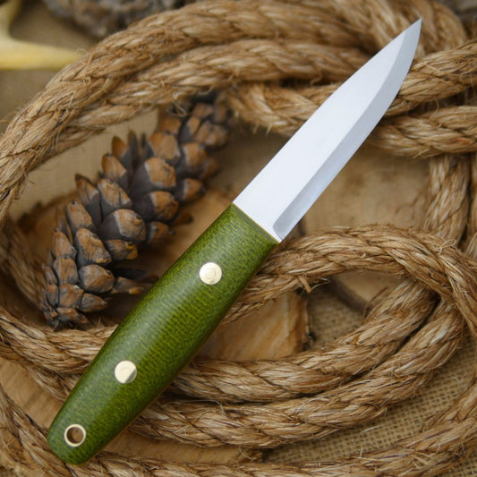 Woodsman: Emerald Green Burlap & Yellow Liners - Adventure Sworn Bushcraft Co.