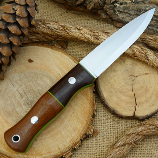 Mountaineer: Barbed Wire Bolster, Natural Canvas & Toxic Green