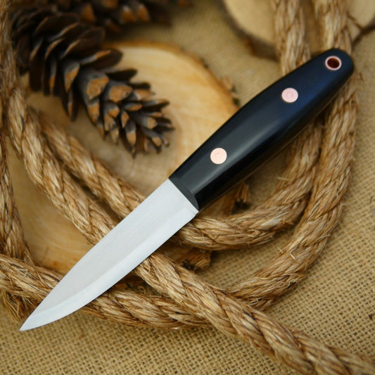 Woodsman: Black Canvas Micarta - Adventure Sworn Bushcraft Co.