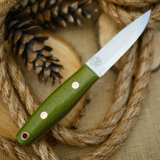 Woodsman: Emerald Green Burlap & Yellow - Adventure Sworn Bushcraft Co.