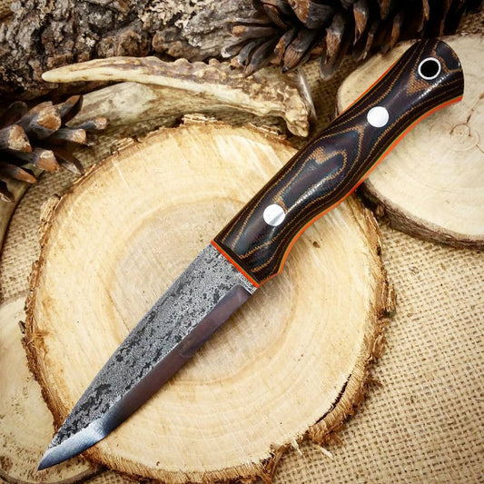 Classic 020: Python Canvas Micarta - Adventure Sworn Bushcraft Co.